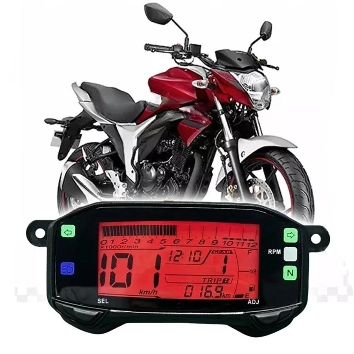moto Medidor distancia Instrumento Para Suzuki Gixxer SF 150