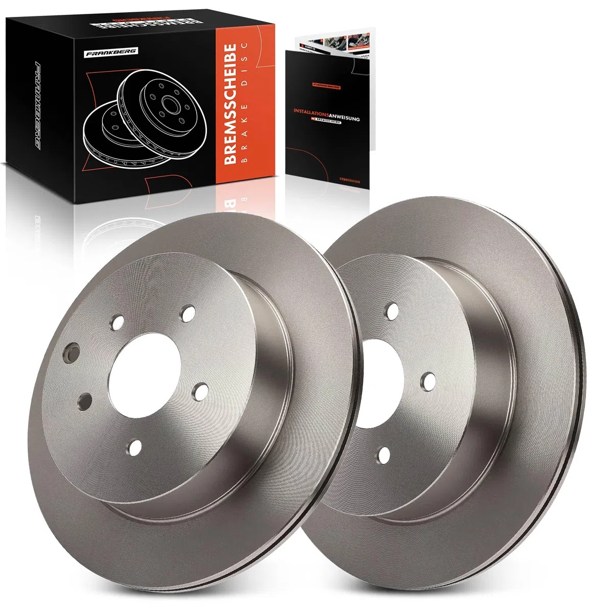 Frankberg 2 discos de freno traseros ventilados Ø308 mm 43206CA000