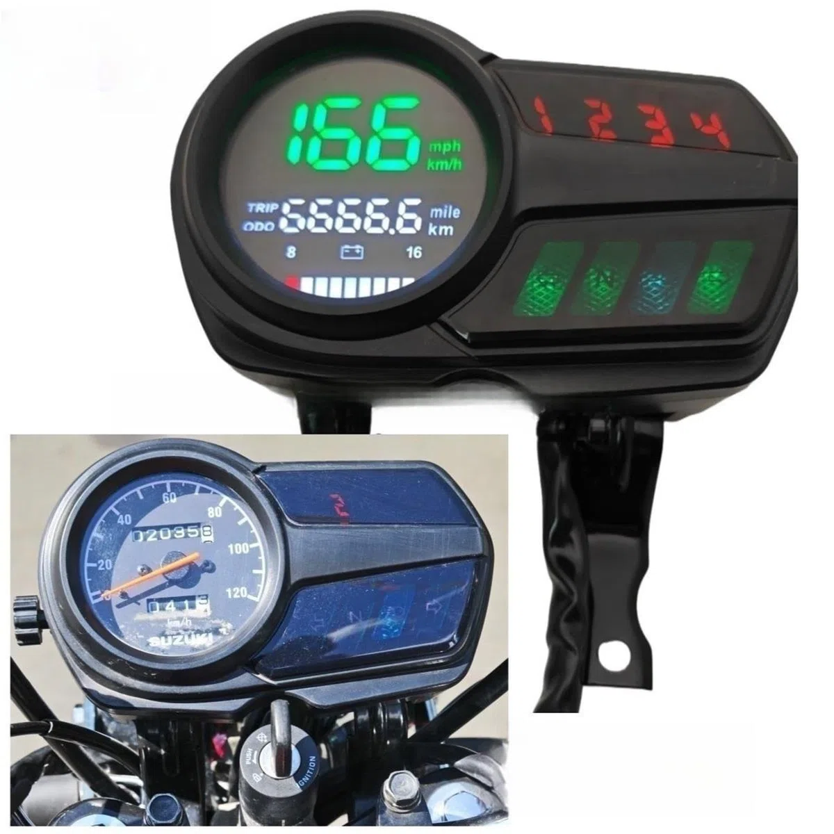 moto Medidor distancia Instrumento Para Suzuki GD110 AX4