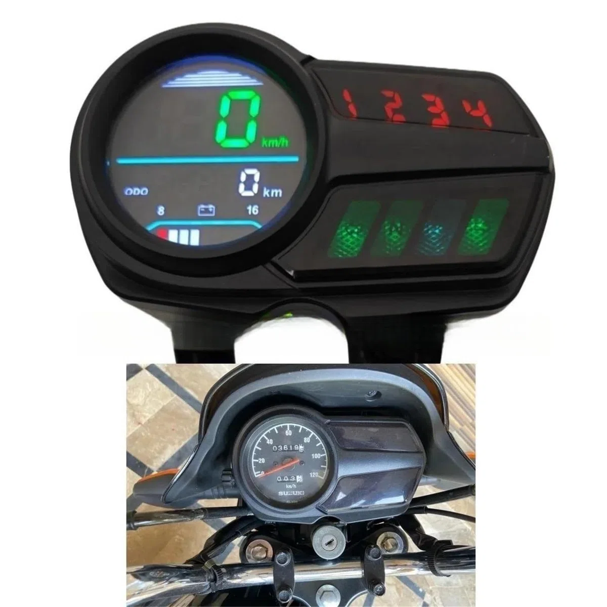 moto Medidor distancia Instrumento Para Suzuki GD110 AX4