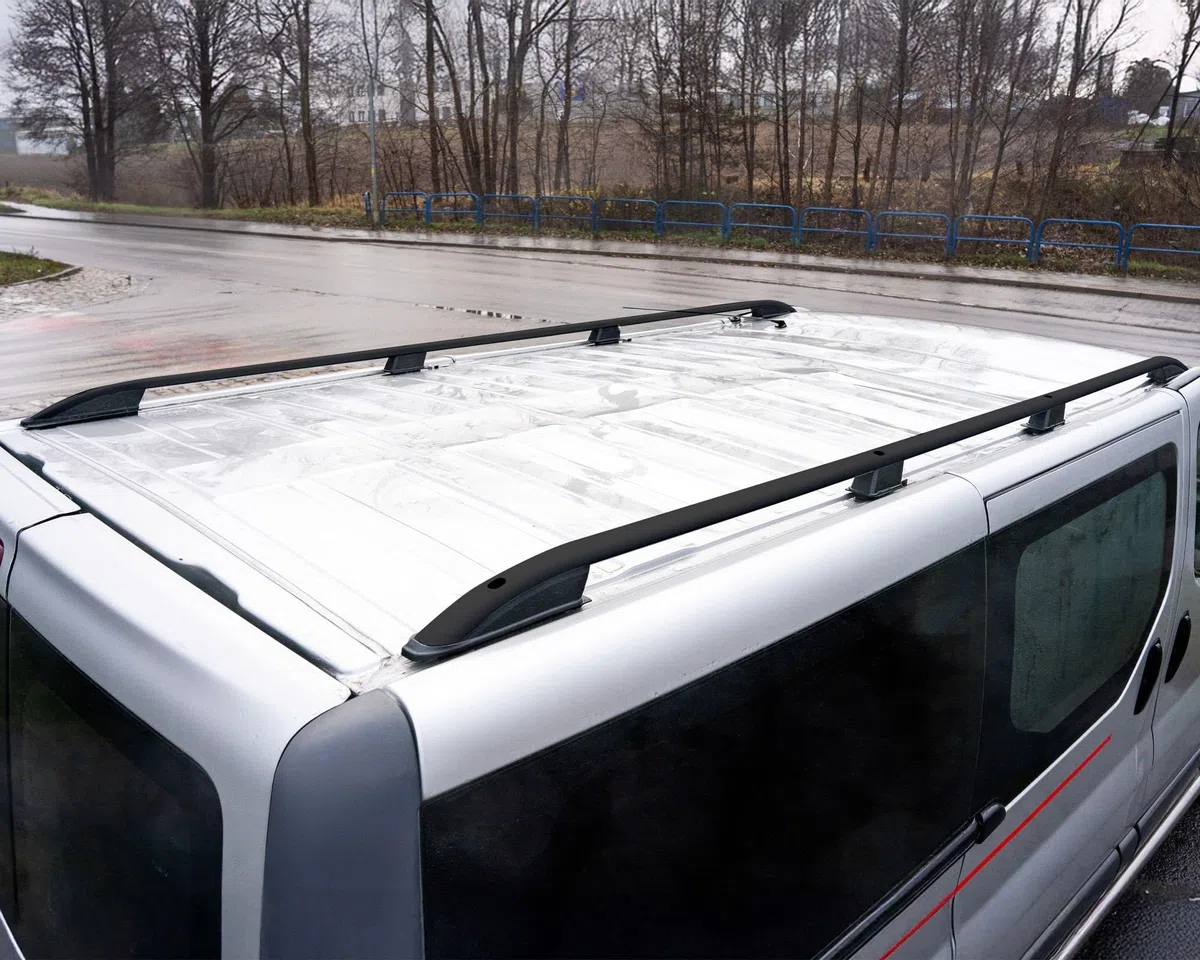 CHROMEMASTER | Barras Portaequipajes, Rieles de Techo Compatible con Opel Vivaro L1 Corto 2001-2014; Se Utilizan para el Montaje de Portaequipajes de Techo, Cajas de Techo o Portabicicletas; Aluminio