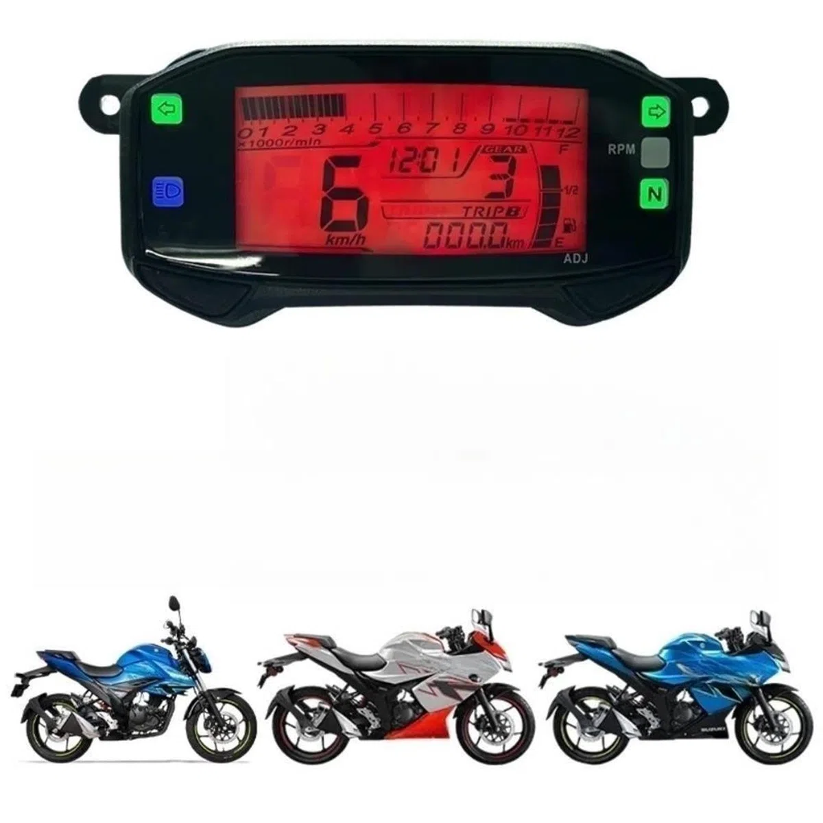 moto Medidor distancia Instrumento Para Suzuki Gixxer SF 150