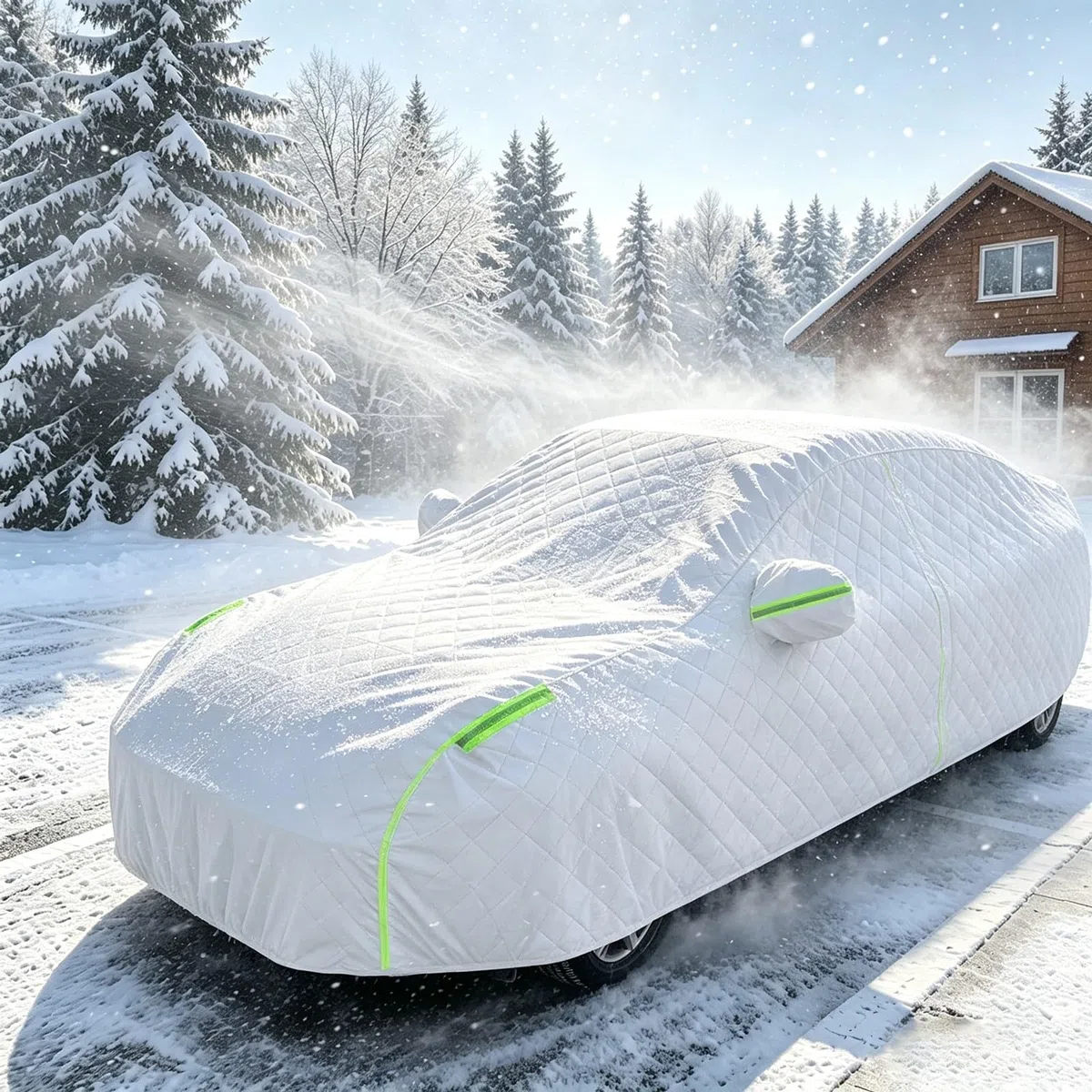 Funda Coche Antigranizo para para Jaguar XK8 2002-2006, Funda de Coche protección Total para Todo el año – contra Granizo, Lluvia, Nieve y Viento,XJ7608