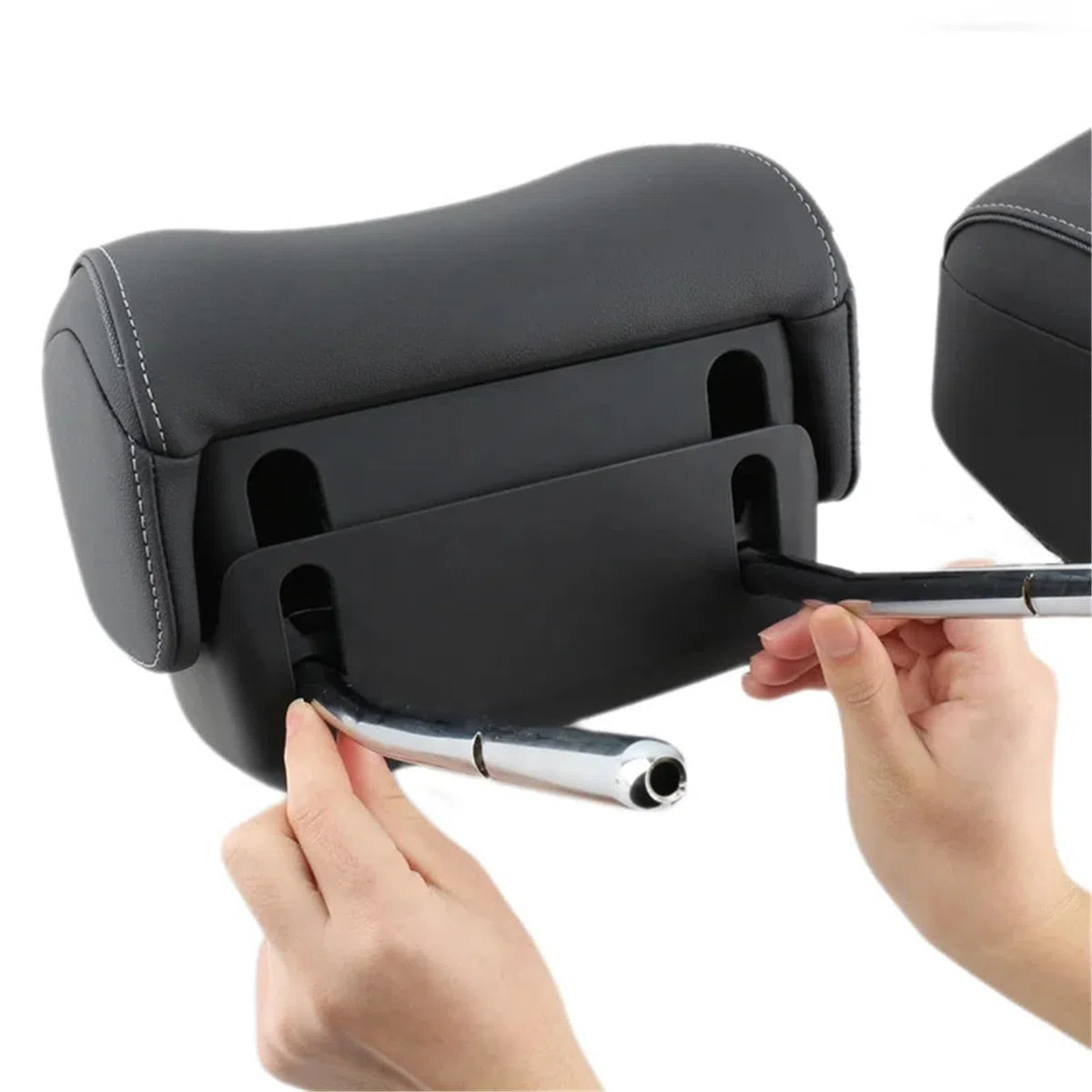 Reposacabezas Coche Car Pillow Reposacabezas Seguridad Multifuncional Cuero Suave Y Cómodo
