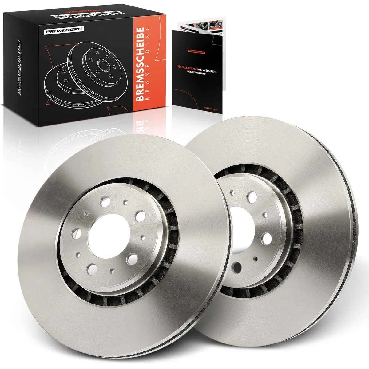 Frankberg 2 discos de freno delanteros ventilados Ø336 mm 30657301