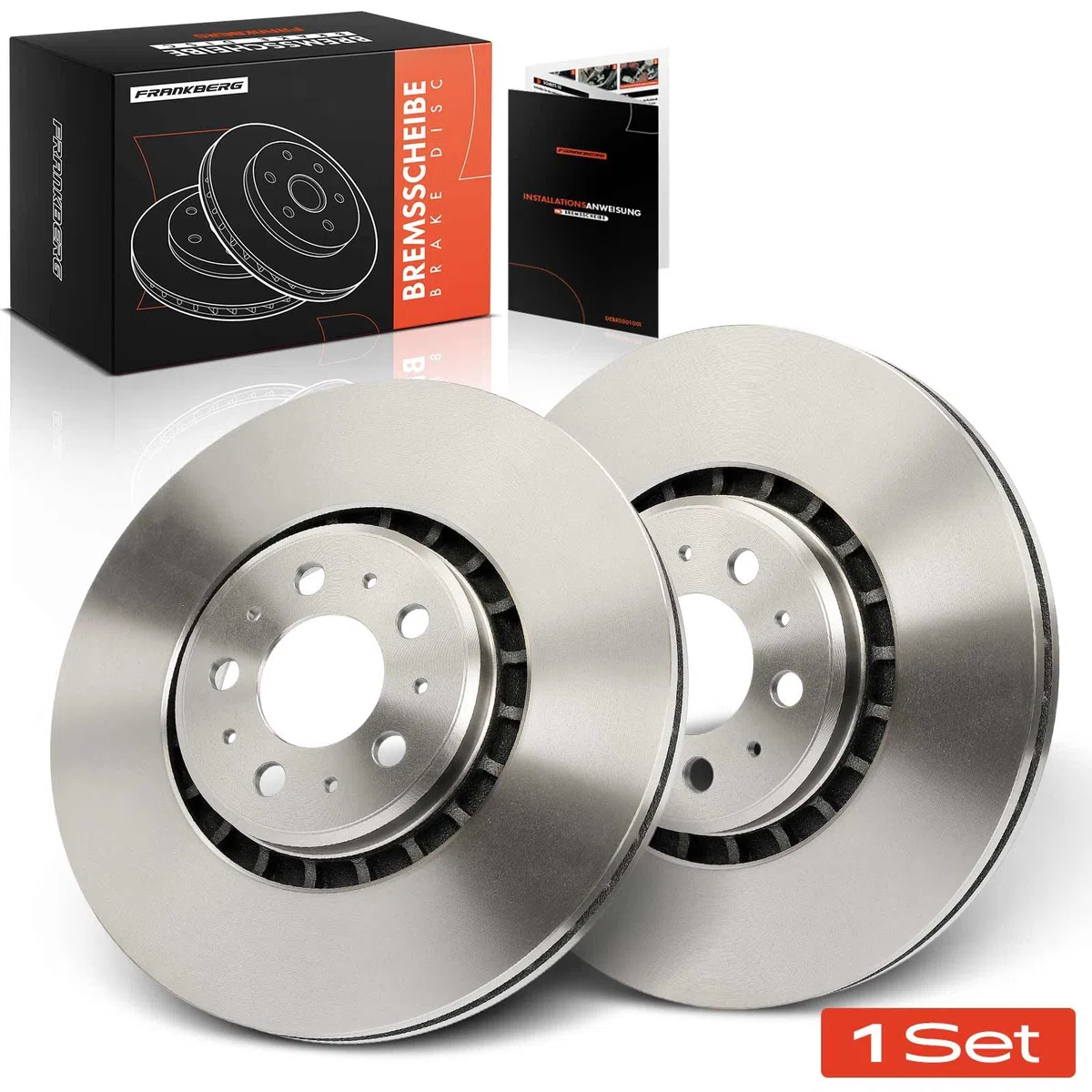 Frankberg 2 discos de freno delanteros ventilados Ø336 mm 30657301