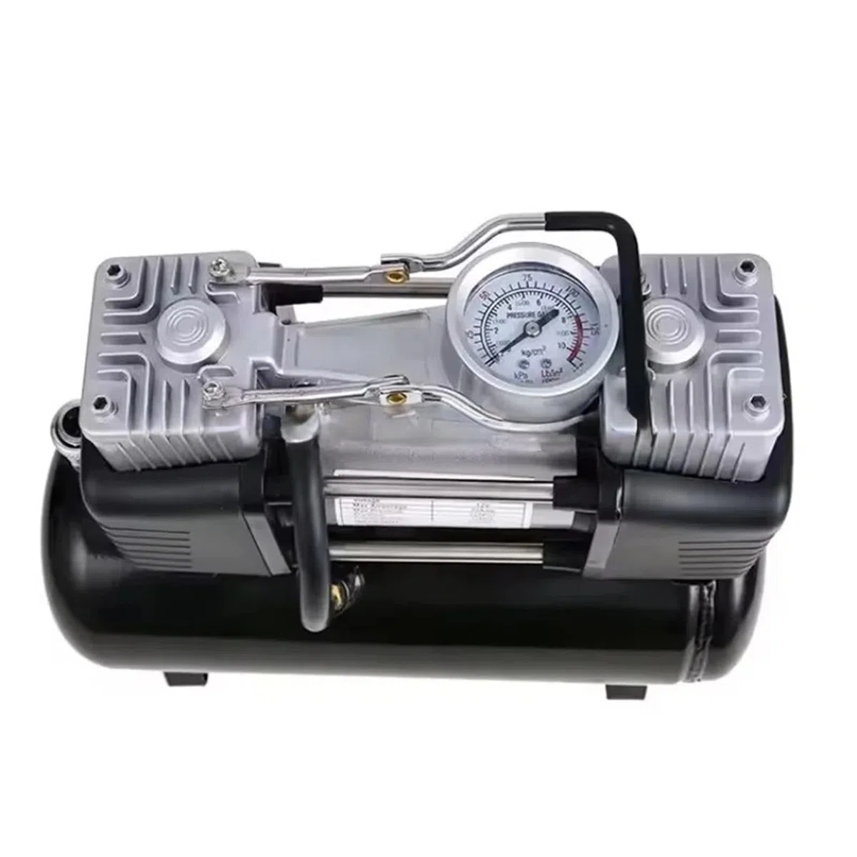 Compresores de Aire portátiles Bomba de Aire portátil pequeña de Doble Cilindro para Coche, compresor de Aire eléctrico, Inflador de neumáticos, 12V/220V Compresor de Aire portátil